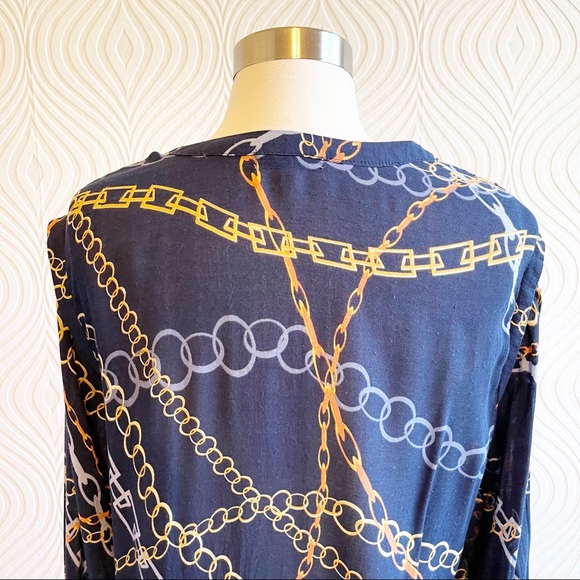 Democracy Button Down Blouse, size Large - Picture 5 of 9